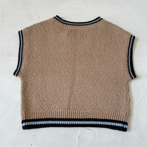 Sarah Gordon For Anthropologie Erin Icon Bee Knit Sweater Vest Size XS - Picture 6 of 11